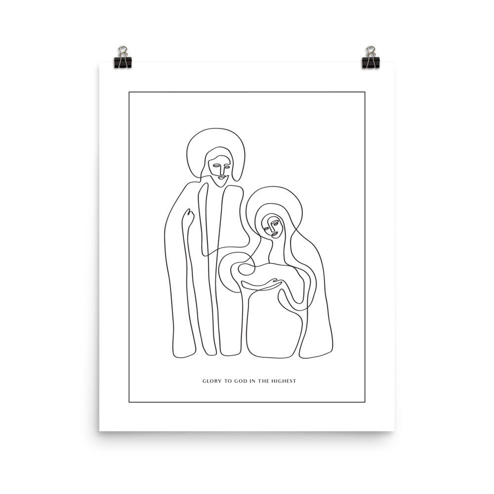 La Natividad Impresión (desnuda) | Mediana