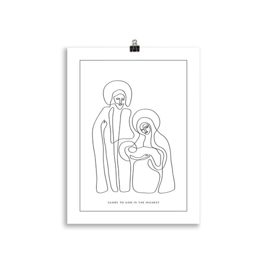 Lámina de la Natividad (desnuda) | Pequeña