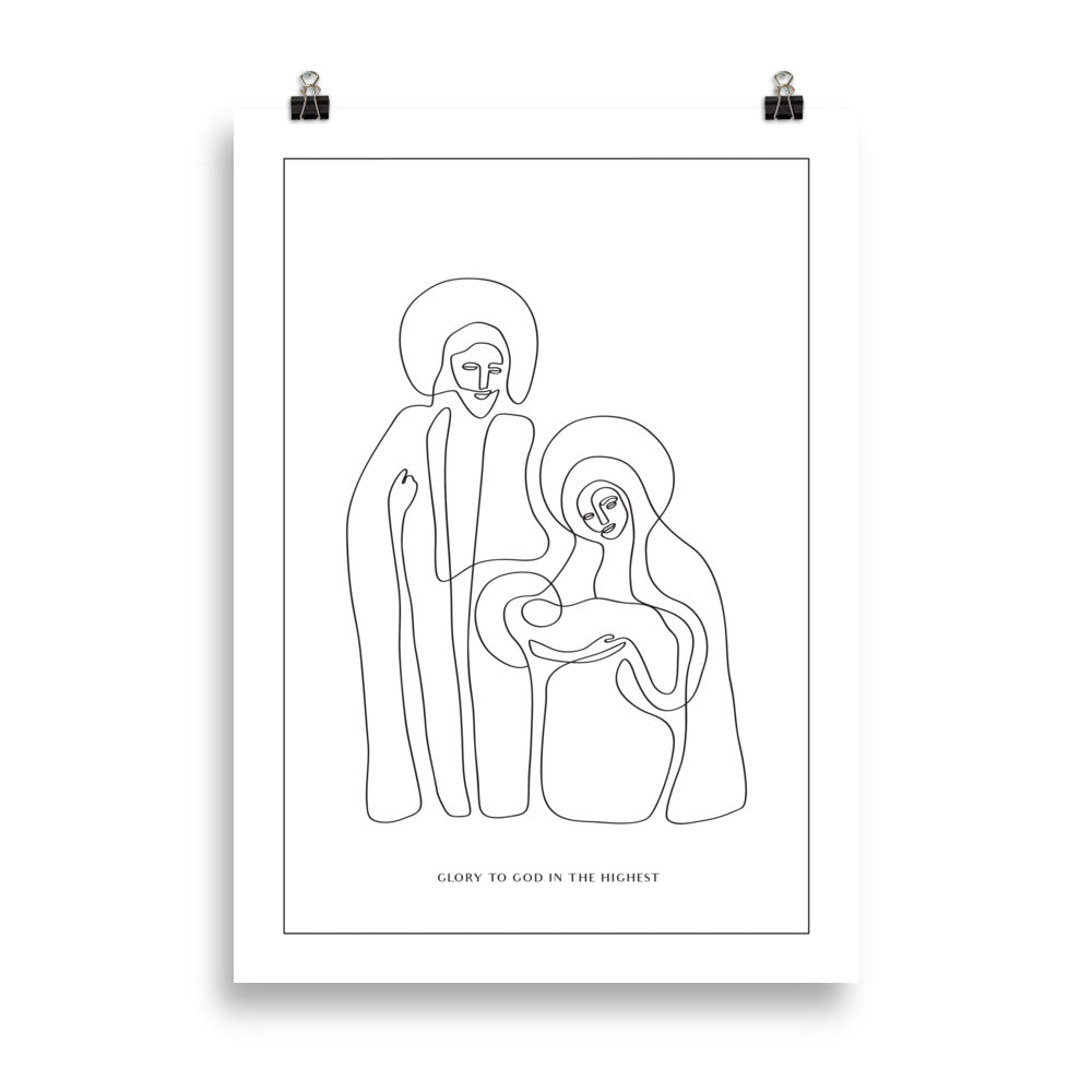 The Nativity Print (bare) | Large