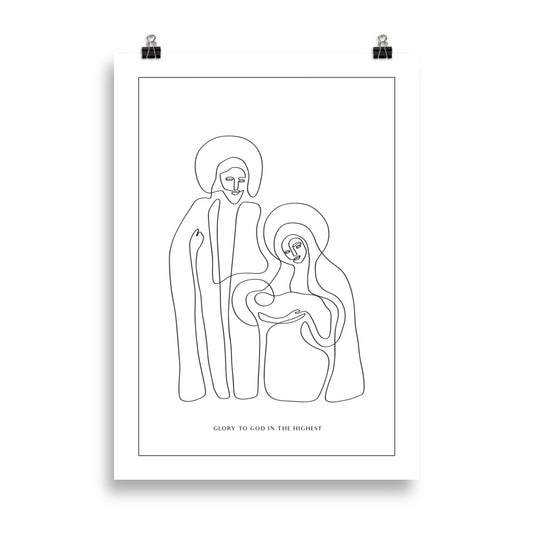 La Natividad Impresión (desnuda) | Grande