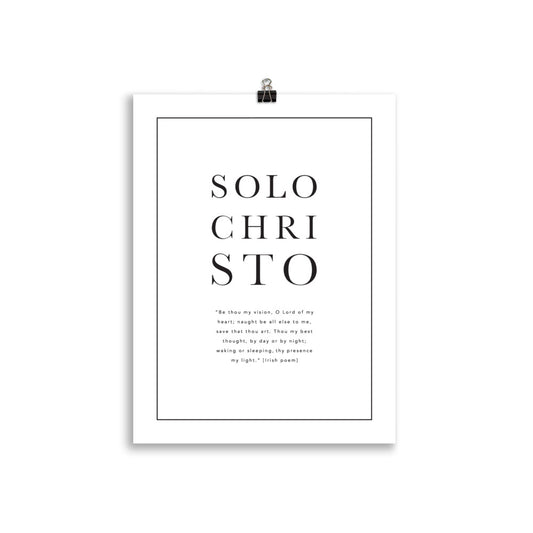 "Solo Cristo"